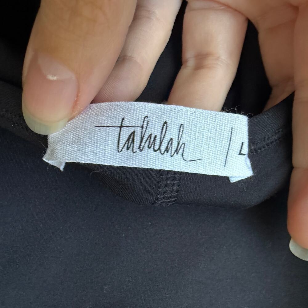 Talulah Black Athleisure Dress with Built-In Shorts Size L - Picture 3 of 5
